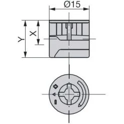 EMUCA BOITIER EXC.SP19D15NICK.B2500 - Nickelé -EMUCA Soldes 22785584 3