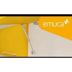 Emuca Piston Pour Portes Relevables, Force 8 Kg, Parcours 80 Mm, Gris Métallisé, 20 Ut. - Talla -EMUCA Soldes 23965154 3