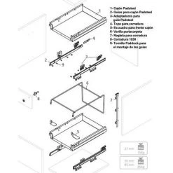 EMUCA Padsteel, Tige Porte-documents - Talla 9 EMUCA Padsteel, Tige Porte-documents - Talla -EMUCA Soldes 23965551 4