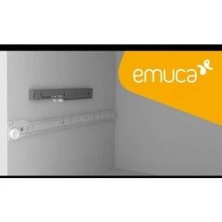 Emuca Mécanisme De Fermeture Amortie Pour Tiroir Avec Coulisses à Roulettes, 250 - 300 Mm, Plastique, Gris, 1 Ut. - Talla -EMUCA Soldes 23965587 3