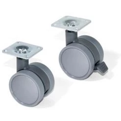 EMUCA Roulette BOWL Avec Platine - Talla 50mm / 73mm / 50Kg / Sans Frein