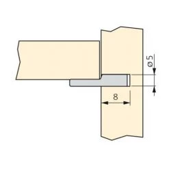 Emuca Support Pour étagères En Bois, Cuillère, D. 5 Mm, Acier, Nickelé, 50 Ut. - Talla -EMUCA Soldes 23965763 3