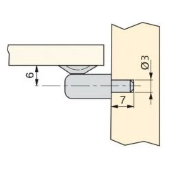 Emuca Support Pour étagères En Verre, D. 3 Mm, Acier Et Plastique, Transparent, 50 Ut. - Talla -EMUCA Soldes 23965770 3