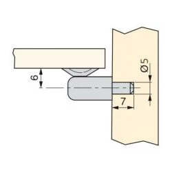 Emuca Support Pour étagères En Verre, D. 5 Mm, Acier Et Plastique, Transparent, 50 Ut. - Talla -EMUCA Soldes 23965771 3