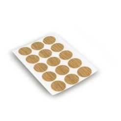 Emuca Pastille Cache-vis, Adhésive, D. 20 Mm, Couleur Chêne, 150 Ut. - Talla -EMUCA Soldes 23965820 3