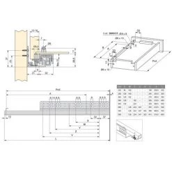 EMUCA Coulisses à Sortie Totale Avec Fermeture Amortie - Talla 290mm -EMUCA Soldes 23965856 3