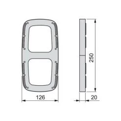 Emuca Accessoire Latéral Pour Penderie Rabattable, Plastique, Titanium - Talla -EMUCA Soldes 23966392 3