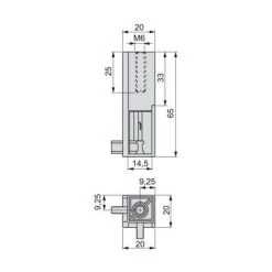 EMUCA Support Angulaire Rectangulaire Luxe - Talla -EMUCA Soldes 23966409 3