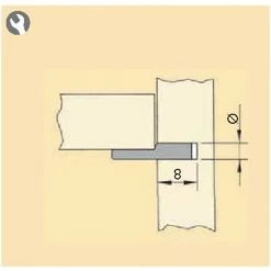 EMUCA Taquet Pour étagère En Cuillère - Talla 3mm / Nickelé -EMUCA Soldes 23967351 3
