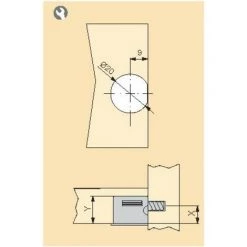 EMUCA Boîtier Luna Ø20mm épaisseurs D'étagère 16mm. (100 Uds) - Talla 13mm / 16mm / Plastique Blanc -EMUCA Soldes 23967495 4
