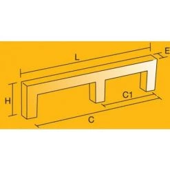 EMUCA Poignée Shanghai - Talla Chrome Mat -EMUCA Soldes 23967570 3