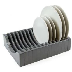Emuca Porte-assiettes Pour Meuble, Capacité 13 Assiettes, Plastique, Gris Anthracite. 9 Emuca Porte-assiettes Pour Meuble, Capacité 13 Assiettes, Plastique, Gris Anthracite. -EMUCA Soldes 29092773 3