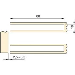 EMUCA Feermeture Réglable Push Latch à Pression (10 Unit) - Talla Magnétique 3'5Kg. -EMUCA Soldes 29407184 3