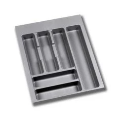 Emuca Range-couvert Optima Universal, 450, Plastique Gris, Plastique, 1 Ut. - Talla