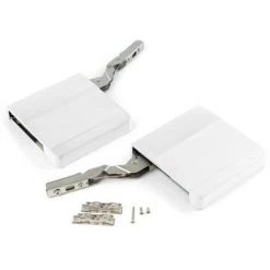 Emuca Compas Pour Portes Relevables Agile, 1800 - 3500, Plastique Blanc, Acier Et Plastique, 1 Ut. - Talla