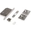 Emuca Kit De Serrure à Condamnation Carrée Pour Porte Coulissante, Acier, Nickel Satiné., 1 Ut. - Nickel Satiné -EMUCA Soldes 31941036 1