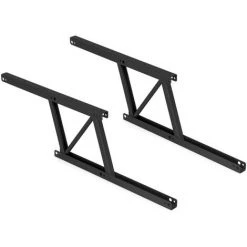 Emuca Ensemble De 2 Mécanismes De Levage Pour Tables Basses, Peinture Noire, Acier