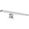Emuca Spot LED Pour Miroir De Salle De Bain Virgo, IP44, 300 Mm, Plastique, Chromé -EMUCA Soldes 37541432 1