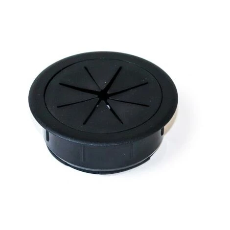 Emuca Passe-câbles Pour Table Roundot, Plastique, Noir, 10 Un. 7 Emuca Passe-câbles Pour Table Roundot, Plastique, Noir, 10 Un. – Image 5