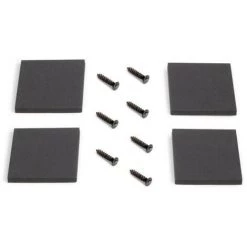 Emuca Jeu De Pieds Rectangulaires Square Pour Table, 600, Peint En Noir, Acier, 1 Ut. - Talla -EMUCA Soldes 40401369 5