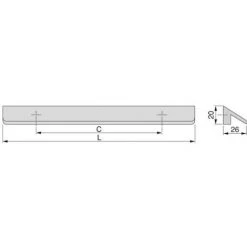 EMUCA Poignée Kaunas120mm. Avec Entraxe 64 Mm - Talla -EMUCA Soldes 43664023 2
