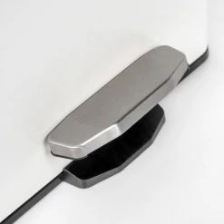 Emuca Conteneur Rectangulaire Extérieur Pour Le Recyclage Avec Ouverture à Pédale, Peint En Blanc, Aluminium -EMUCA Soldes 45943080 5