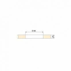 Emuca Passe-câble De Table Plastwin, 94x94mm, Plastique, Noir -EMUCA Soldes 49335283 3