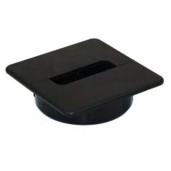 Emuca Passe-câble De Table Plastwin, 94x94mm, Plastique, Noir -EMUCA Soldes 49335283 4