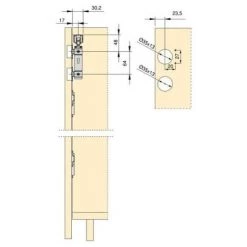 Emuca Système Twofold En Format Kit Pour 2 Portes Coulissantes En Bois Suspendues Et Pliantes à Fermeture Amortie., Sans Guide Inférieur, Anodisé Mat, 1 Ut. - Talla -EMUCA Soldes 51638428 4