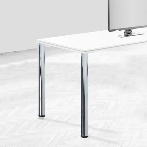 Emuca Pieds Pour Table D. 60 Mm En Acier, Ø 60, Peint En Noir, Acier, 1 U 4 Emuca Pieds Pour Table D. 60 Mm En Acier, Ø 60, Peint En Noir, Acier, 1 U – Image 2