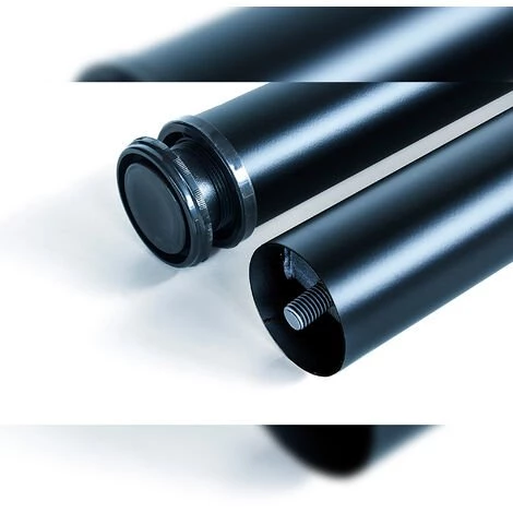 Emuca Pieds Pour Table D. 60 Mm En Acier, Ø 60, Peint En Noir, Acier, 1 U 5 Emuca Pieds Pour Table D. 60 Mm En Acier, Ø 60, Peint En Noir, Acier, 1 U – Image 3