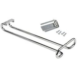 Emuca Support Pour Verres à Vin à 1 Ligne, 280, Chromé, Acier, 1 U