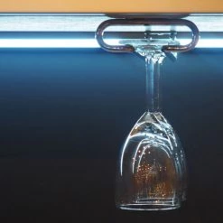 Emuca Support Pour Verres à Vin à 1 Ligne, 280, Chromé, Acier, 1 U -EMUCA Soldes 54868239 3