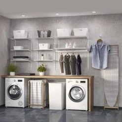 Emuca Barres De Penderie Jagmet, Peint En Blanc, Acier - Peint En Blanc -EMUCA Soldes 54868816 3