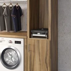 Emuca Planche à Repasser Pliable Pour Meuble, Amovible, Montage Sur étagère, Acier Et Bois. - Transparent / Indeterminé -EMUCA Soldes 54869362 3