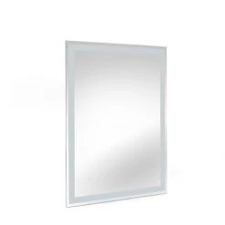 Emuca Miroir De Salle De Bain Hercule Avec éclairage LED Frontal Et Décoratif 60x80cm - Transparent / Indeterminé