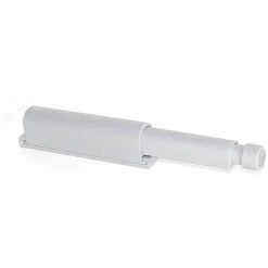 Emuca - 10 Fermeture Push Pour Portes, Plastique, Gris