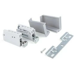 Emuca - 5 Kit De Ferrures De Suspension 4030521 70kg Plastique Gris