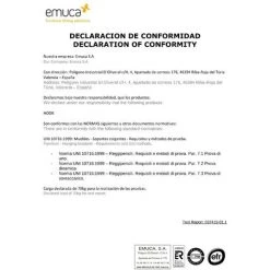 Emuca - 5 Kit De Ferrures De Suspension 4030521 70kg Plastique Gris -EMUCA Soldes 56639662 5