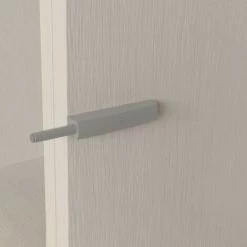 Emuca Ferme-porte Push Lite à Visser Sur L'armoire Avec Réglage, 80 Mm, Amortisseur, Plastique Gris, Plastique, 10 Unités -EMUCA Soldes 57553490 4
