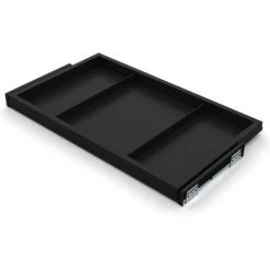 Emuca Plateau Ou étagère Pour Placards Et Commodes Hack, 483 (M60), Peint En Noir Texturé, Acier, 1 Lot De 2 Unités - Talla -EMUCA Soldes 58212434 5