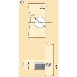 EMUCA Boîtier D'assemblage Fix Ø20 (100) - Talla 12,5mm / 16mm -EMUCA Soldes 58632865 4
