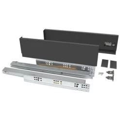 Emuca - Tiroir Extérieur 3170235 Vertex En Acier Gris Anthracite