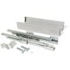 Emuca - Kit De Tiroir Pour Cuisine Vantage-Q, Hauteur 83mm, Prof. 350mm, Fermeture Amortie, Acier, Gris Métallisé -EMUCA Soldes 59471109 1