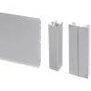Kit De Plinthes De Cuisine 8952463 Ht100mm L2,35m Anodisé Satiné Emuca