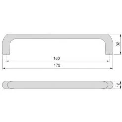 Emuca Poignée Pour Meuble Zagreb, Entraxe 160 Mm, Chromé, Zamak, 20 Ut. - Talla -EMUCA Soldes 63598929 4