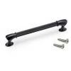 Emuca Poignée Pour Meuble Suez, Entraxe 160 Mm, Peint En Noir, Aluminium, 20 Ut. - Talla -EMUCA Soldes 63599002 1