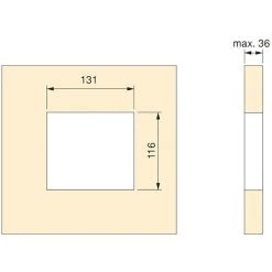 Emuca - Multiconnecteur Atom 14 Pour Bureau EU 145x130mm Finition Noir - 5029714 -EMUCA Soldes 66401801 3