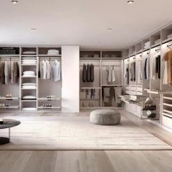 Emuca - Jeu De 7 Tringles à Pantalon L397mm Couleur Pierre Texturé - 7112049 -EMUCA Soldes 66401828 4