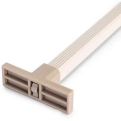 Emuca - Jeu De 7 Tringles à Pantalon L397mm Couleur Pierre Texturé - 7112049 -EMUCA Soldes 66401828 5